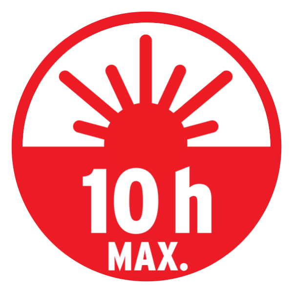 Üzemidő: Max. 10 óra