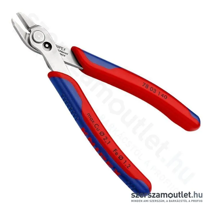 KNIPEX Electronic Super Knips XL Elektronikai fogó, 140mm (78 03 140)