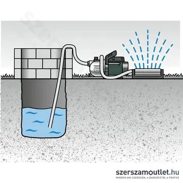 METABO P 2000 G Kerti szivattyú (450W, 2000l/h, 1