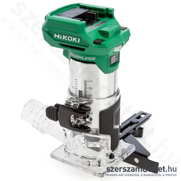 HIKOKI M1808DA-BASIC-HSC Akkus élmaró szénkefementes HITBOXBAN (6-8mm/18V) (Akku és töltő nélkül)