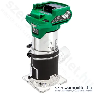 HIKOKI M1808DA-BASIC-HSC Akkus élmaró szénkefementes HITBOXBAN (6-8mm/18V) (Akku és töltő nélkül)