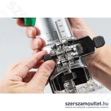 HIKOKI M1808DA-BASIC-HSC Akkus élmaró szénkefementes HITBOXBAN (6-8mm/18V) (Akku és töltő nélkül)