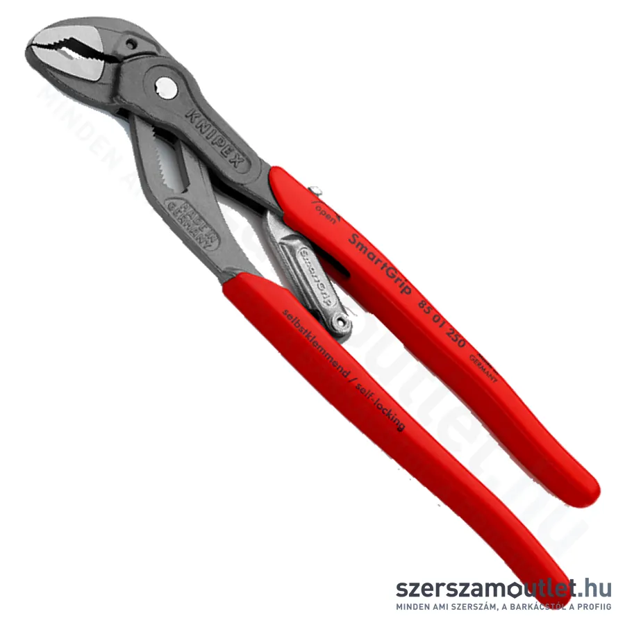KNIPEX SmartGrip Vízpumpafogó automatikus beállítással 250mm (85 01 250)
