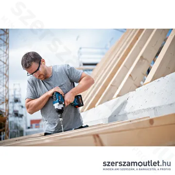 BOSCH GDS 18V-1000 Akkus ütvecsavarozó szénkefementes (18V) (1/2