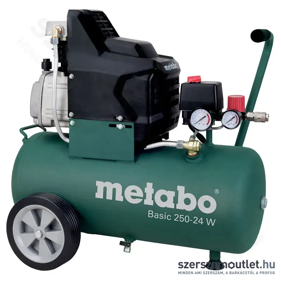 METABO BASIC 250-24 W Olajkenésű kompresszor (1500W/24l)