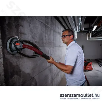 FLEX GDE 10 Thermo-Jet Fal- és mennyezeti betoncsiszoló gyémánt csiszolótányérral (1010W/150mm)