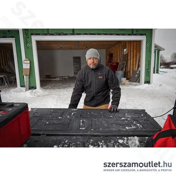 MILWAUKEE M12 HJ BL5-0 (XL) Akkus fűthető kabát fekete (XL/12V) (Akku és töltő nélkül!)