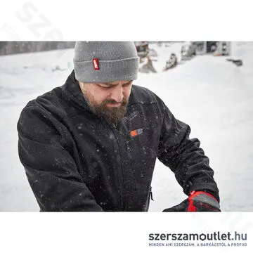 MILWAUKEE M12 HJ BL5-0 (XL) Akkus fűthető kabát fekete (XL/12V) (Akku és töltő nélkül!)