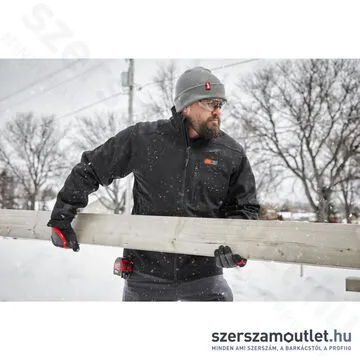 MILWAUKEE M12 HJ BL5-0 (XL) Akkus fűthető kabát fekete (XL/12V) (Akku és töltő nélkül!)
