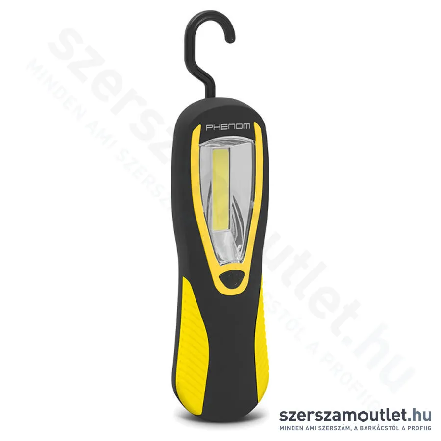 PHENOM/WORK LIGHT COB LED-es steklámpa/szerelőlámpa, elemes (18619)