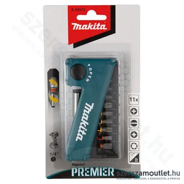 MAKITA Impact Premier Torziós bitkészlet, 11 részes, 25mm (E-03573)