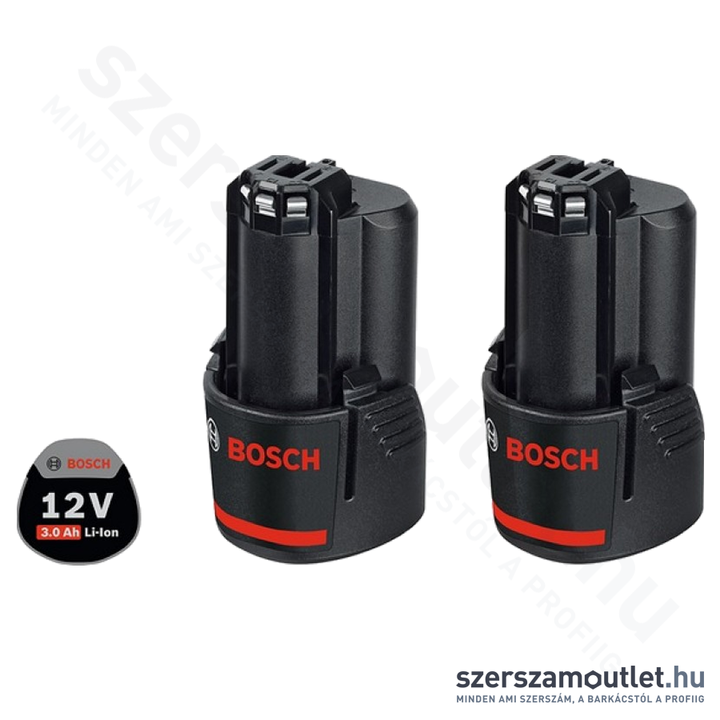 BOSCH 2 x GBA 12V 3,0Ah Akkumulátor