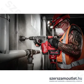 MILWAUKEE M18 ONEFHX-0X Akkus fúró-vésőkalapács FIXTEC tokmány, HD koffer (18V) (Akku, töltő nélkül)