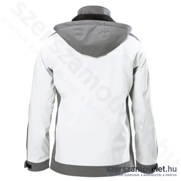 FLEX TJ WHITE XL MEN Akkus fűthető soft-shell kabát (XL) (10,8V/18V) (Akku és töltő nélkül!)