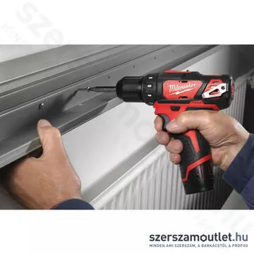 MILWAUKEE M12 BDD-201C Akkus fúró-csavarbehajtó kofferben (1x2,0Ah/12V)
