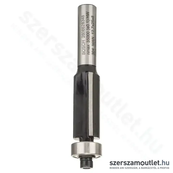 BOSCH Standard for Wood keményfém színelő maró (2 vágóél) ø 8 mm, D 12,7 mm, L 25,4 mm, G 68 mm