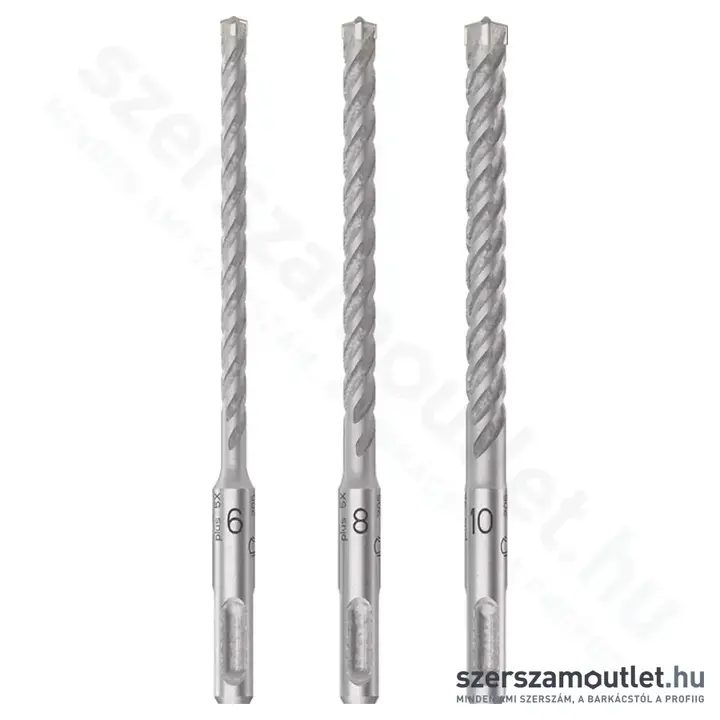 BOSCH SDS-Plus fúrószár készlet 3db-os (6-8-10mm) (2 608 833 912)