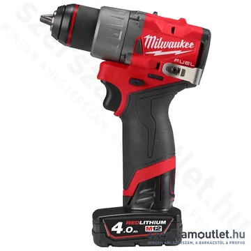 MILWAUKEE M12 FDD2-402X Akkus fúró-csavarbehajtó HD kofferben (2x4,0Ah/12V) (4933479874)