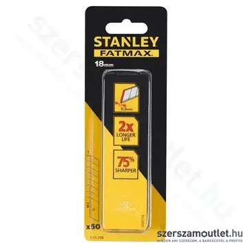 STANLEY FatMax tördelhető pengék 18mm 50db (3-11-718)