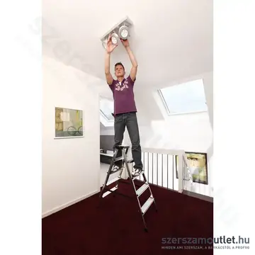 KRAUSE MONTO DOPPLO Két oldalon járható lépcsőfokos állólétra 2x6 fokos (120359)