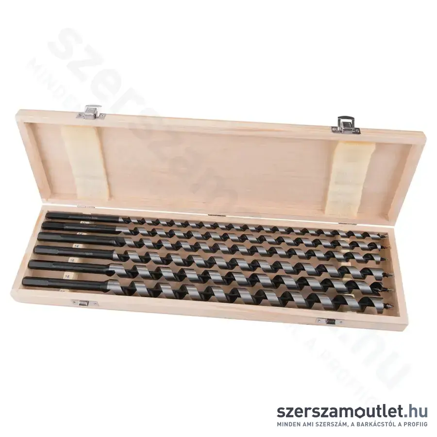 EXTOL Fafúró készlet csavaros, 6 részes (5-20x260mm)