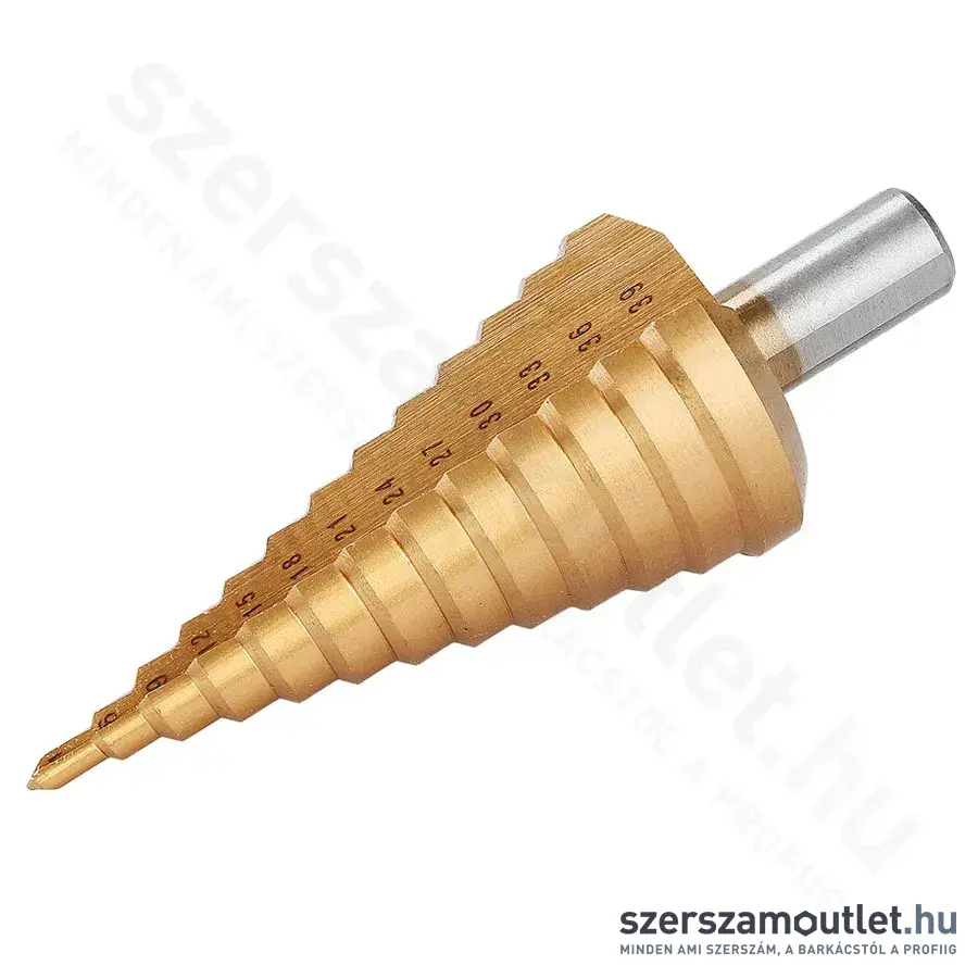 EXTOL Lépcsős fúró 13 lépcsős (4-39mm)