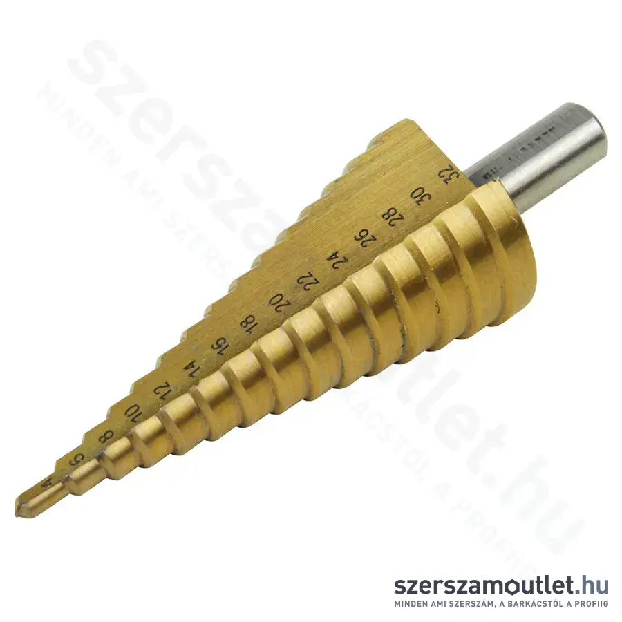 EXTOL Lépcsős fúró 15 lépcsős (4-32mm)