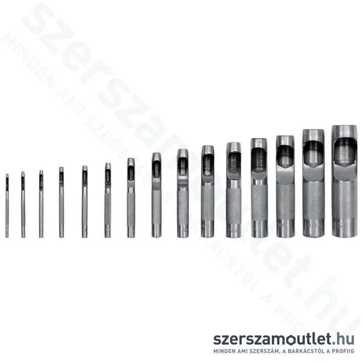 YATO Bőrlyukasztó készlet 15 részes (2-22mm) (YT-3591)