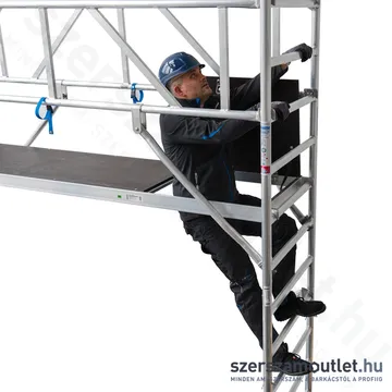 KRAUSE STABILO 10 Alumínium gurulóállvány 2,5m/11,4m (772091)