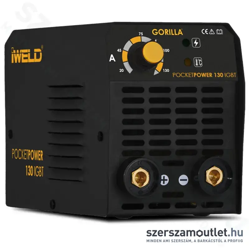 IWELD GORILLA POCKETPOWER 130 Hegesztő inverter (20-120A)