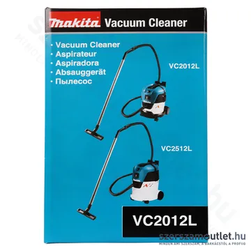 MAKITA VC2012L INOX Ipari száraz-nedves porszívó (Push&Clean szűrőtisztítás) (1000W/20l)