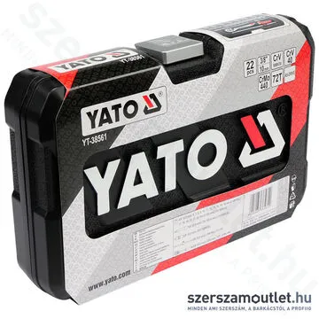 YATO Dugókulcs készlet 22 részes 3/8