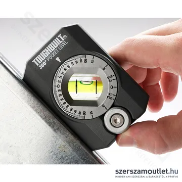 TOUGHBUILT H2-L-4R 360 fokos zseb szögmérő 8cm (TB-H2-L-4R)