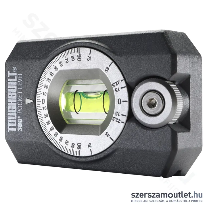 TOUGHBUILT H2-L-4R 360 fokos zseb szögmérő 8cm (TB-H2-L-4R)