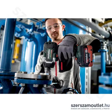 METABO SSW 18 LTX 800 BL Akkus szénkefementes ütvecsavarozó + metaBOX 145 L (akku és töltő nélkül)