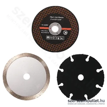 YATO Akkus szénkefementes mini sarokcsiszoló 12V/76mm (Akku és töltő nélkül) (YT-82905)