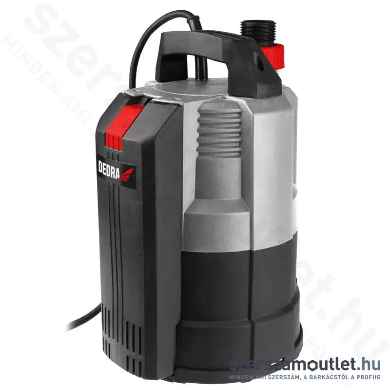 DEDRA Merülő szivattyú lapos szívással tiszta vízhez 4500L/h 350W