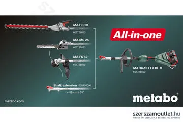 METABO MA-MS 25 Magassági ágvágó adapter (MA36-18 LTX BL Q-hoz)