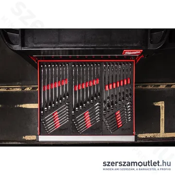 MILWAUKEE MAX BITE Csillag-villáskulcs készlet habbetétben 22 részes (6-32mm) (4932493248)