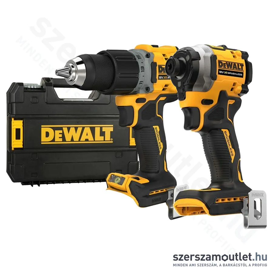 DEWALT Akkus gépszett kofferben 18V (DCF850+DCD800) (Akku és töltő nélkül!)