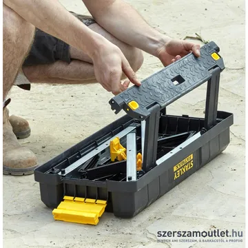 STANLEY FATMAX 2in1 Szerszámosláda + fellépő 64cm/25
