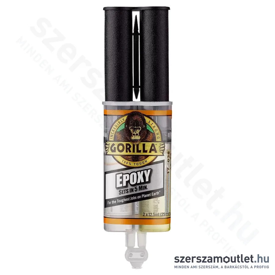 GORILLA EPOXY Gyanta kétkomponensű ragasztó 25ml (6044000)