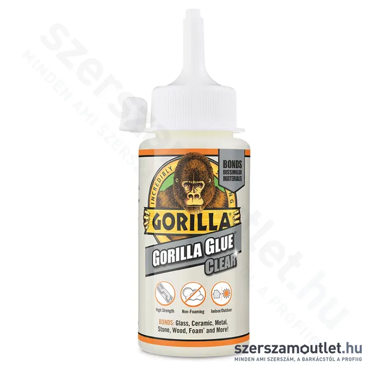 GORILLA GLUE CLEAR Kristálytiszta ragasztó 110ml (1244400)