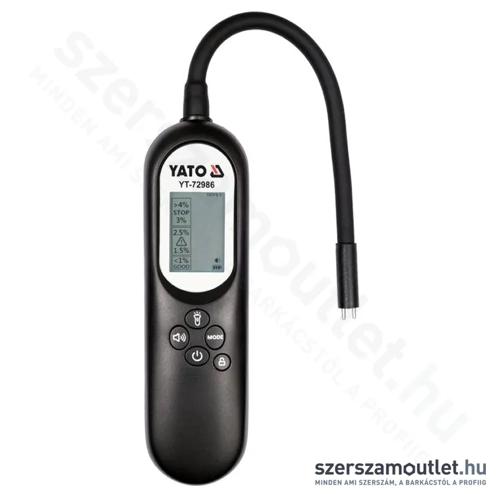 YATO Fékfolyadék teszter digitális kijelzővel DOT3-4-5.1 3,7V (YT-72986)