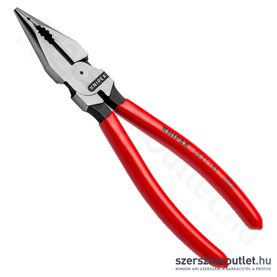 KNIPEX Hegyes kombinált fogó 185mm (08 21 185)