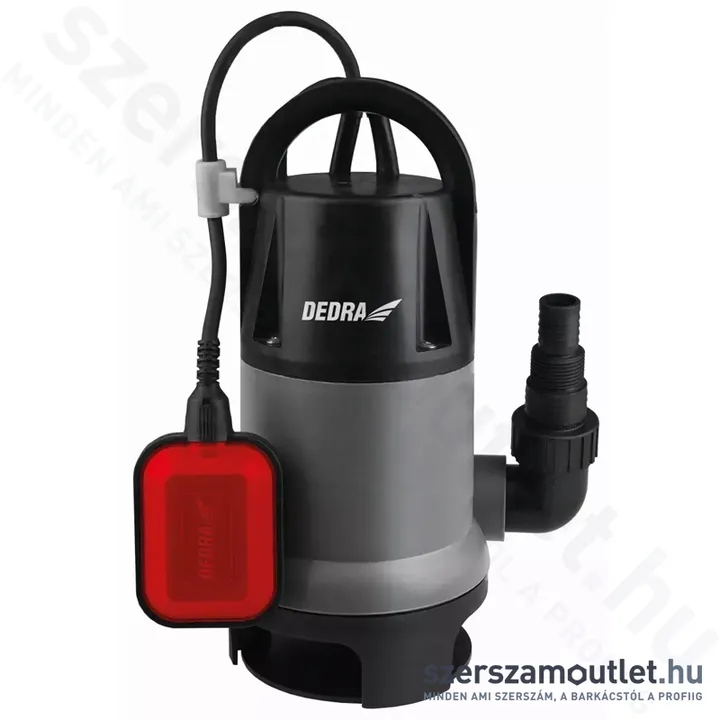 DEDRA Szennyvíz-búvárszivattyú 14500L/h 900W