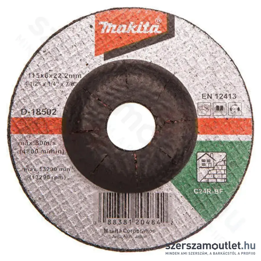 MAKITA Tisztítókorong betonhoz 115x6x22,2mm (D-18502)