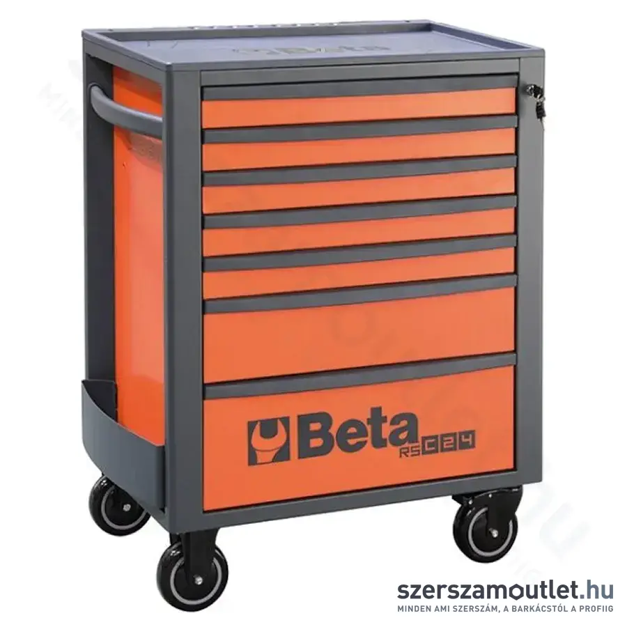 BETA 2400 RSC24/7-VA Szerszámkocsi 7 fiókos, autószerelő szerszámokkal 184db-os (024004038)