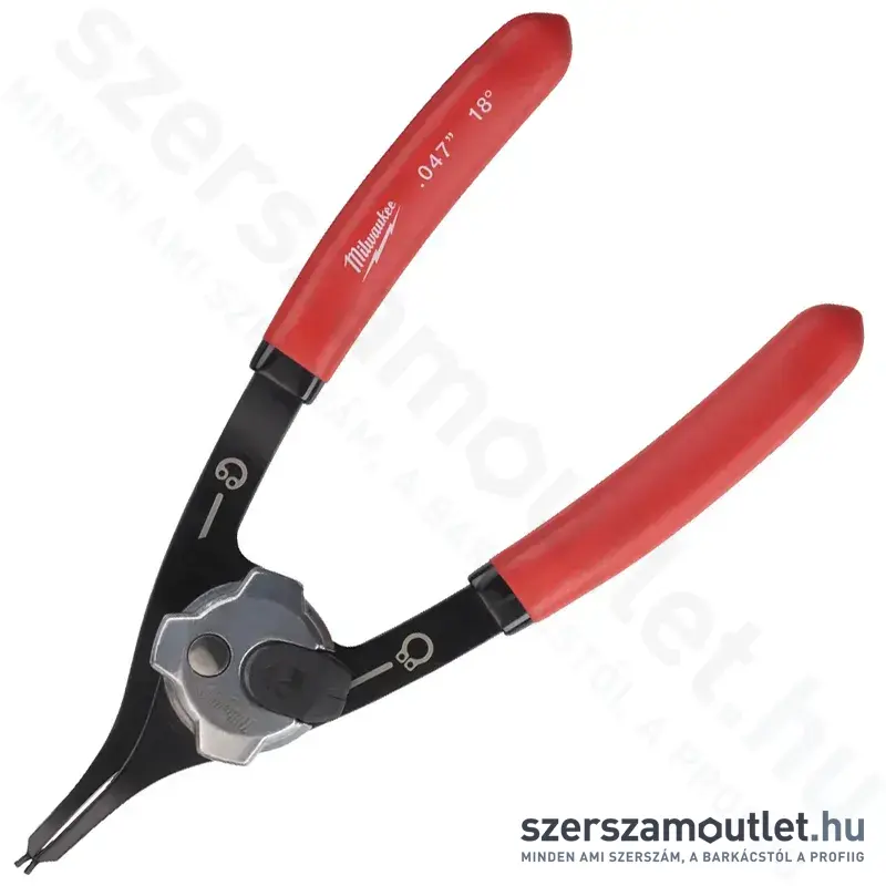 MILWAUKEE Közepes zégerfogó egyenes 1,2mm