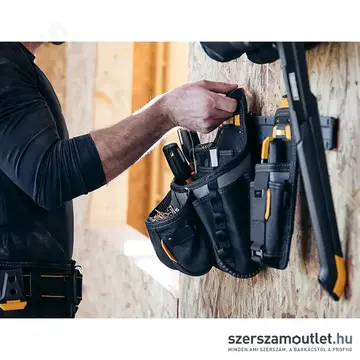 TOUGHBUILT CT-24 Övtáska kalapácstartóval 25,5x15x28cm + TB-53 Fali tartó tárolórendszerhez 60cm